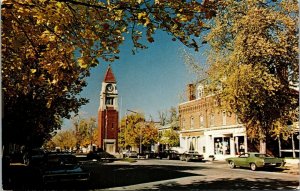 Vtg Niagara-on-the-Lake Ontario Queen Street War Memorial Clock Tower Postcard