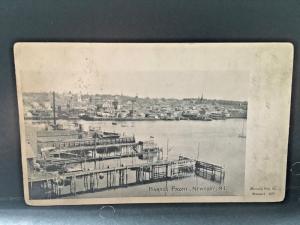 Postcard  Antique View of Harbor Front in Newport, RI   Z7