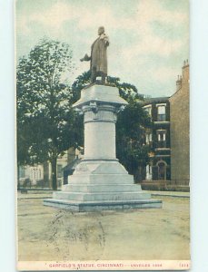Divided-back MONUMENT SCENE Cincinnati Ohio OH AE7962