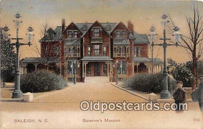 Governor Mansion Governor's Mansion Raleigh, NC, USA Postal Used Unknown, Mis...