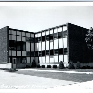 c1950s Fairfield, IA RPPC Saint Mary's School Real Photo Postcard Religious A104