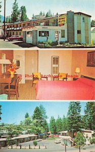 CA, South Lake Tahoe, California, Midway Motel, Multi-View, Dexter No 16642-C