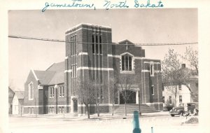 Vintage Postcard Historical Building Jamestown North Dakota ND Photo RPPC