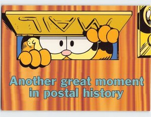 Postcard Another great moment in postal history, Garfield