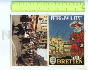 453928 Germany 1986 Bretten Feast of Saints Peter and Paul old folding set ofs