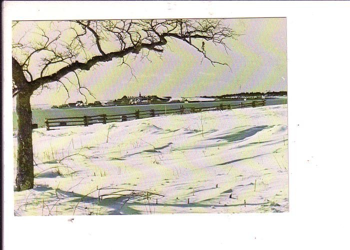 Fortress of Louisbourg, Winter Snow, Cape Breton, Nova Scotia,