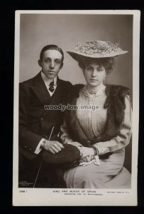 r4773 - King & Queen of Spain (Princess Ena) - Rotary No.298I - postcard