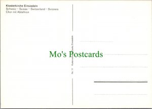 Switzerland Postcard - Klosterkirche Einsiedeln SW8019