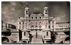 Old Postcard Monte Carlo Casino Facade and terraces of The Casino waterfront ...