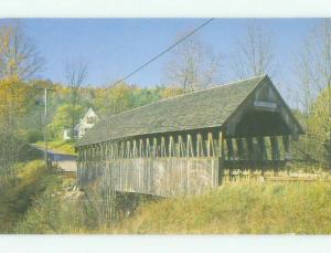 Unused Pre-1980 BRIDGE SCENE Meriden New Hampshire NH HQ8936@
