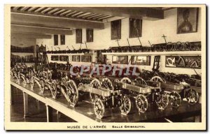 Old Postcard Paris Les Invalides Museum of & # 39armee room Gribeauval Army