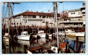 3 Postcards SAN FRANCISCO, CA ~ FISHERMAN'S WHARF Fishing Boats  c1950s-60s