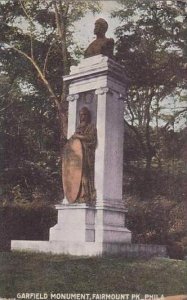Pennsylvania Philadelphia Garfield Monument Fairmount Park 1909