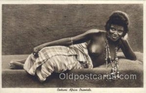 Costumi Africa Orientale African Nude Unused 