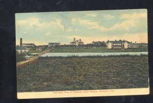 CHILOCCO OKLAHOMA CHILOCCO INDIAN SCHOOL PANORAMA VINTAGE POSTCARD 1910