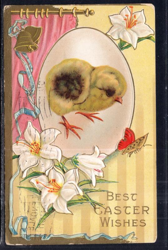 Best Easter Wishes Chick Flowers BIN