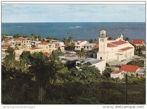 France Guadeloupe Capesterre Panorama du Bourg