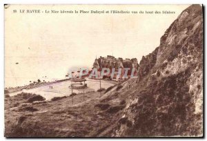 Old Postcard Le Havre Le Havre Nice Place Dufayel and & # 39hotellerie seen f...