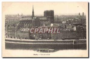 Paris Old Postcard View of the Cite