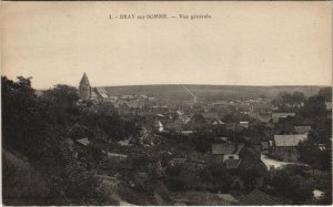 CPA BRAY-SUR-SOMME vue gÃ©nÃ©rale (25505)