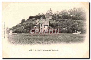 Old Postcard Houlgate General view of Beuzeval Houlgate