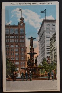 Cincinnati, OH - Fountain Square looking West