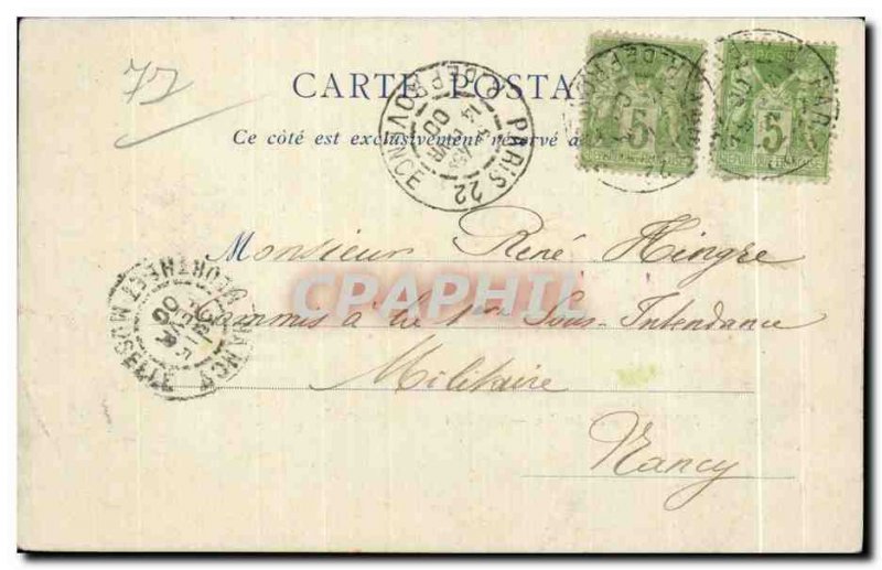 Postcard Old Mill Moret