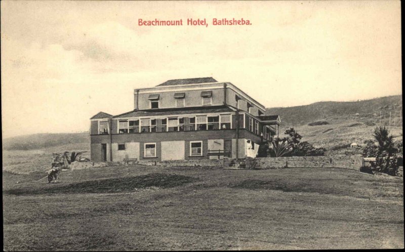 Bathsheba Barbados Beachmount Hotel Vintage Postcard