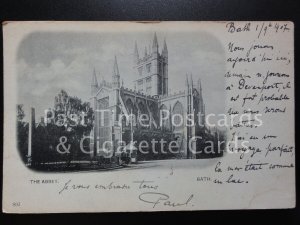 Bath: The Abbey (UB) c1902 (postally used 1907)