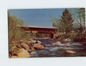 Postcard Covered Bridge Jackson New Hampshire