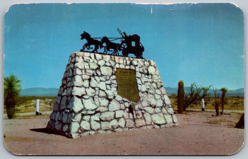 Wickenburg Arizona 1950s Postcard Wickenburg Massacre Monument