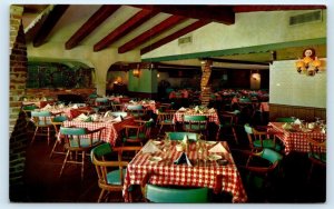 PALM SPRINGS, CA California ~Roadside El Mirador Hotel ~ BAVARIAN ROOM Postcard