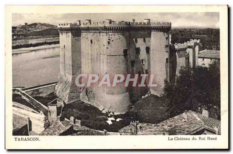 Old Postcard Tarascon Chateau du Roi Rene