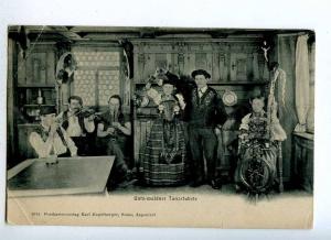 191544 GERMANY Unterwaldner Tanzstuberte Vintage postcard