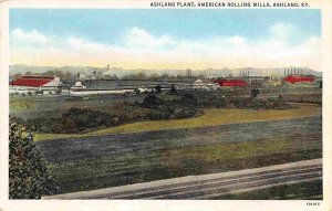 American Rolling Mills Plant Factory Ashland Kentucky 1940s linen postcard