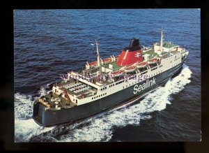 FE2630 - Sealink Ferry - Hengist , built 1972 - postcard