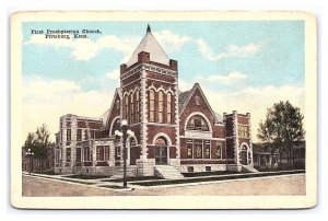 First Presbyterian Church Pittsburg Kans. Kansas Postcard