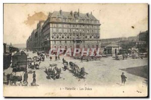 Old Postcard Marseille Les Docks