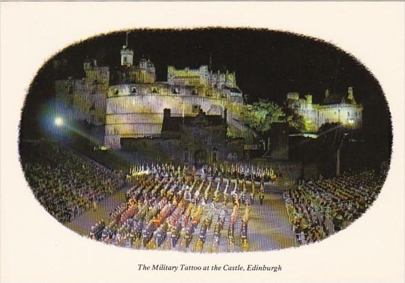 Scotland Edinburgh The Military Tatoo At The Castle