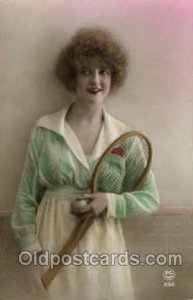 Tennis 1921 postal used 1921