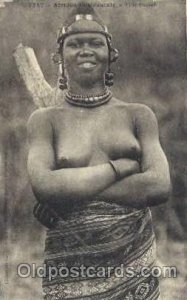 Fille Foulah African Nude Unused 