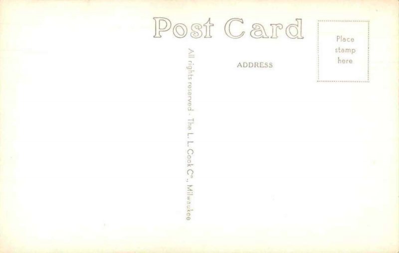 Inverness Florida Court House Real Photo Vintage Postcard JH230780