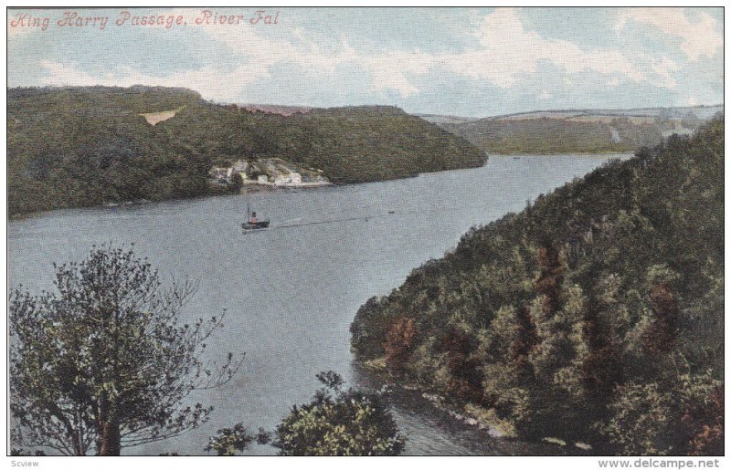 King Harry Passage, River Fal, near Falmouth, Cornwall, England, United Kingd...