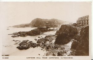 Devon Postcard - Lantern Hill from Capstone - Ilfracombe - Real Photo - TZ11779