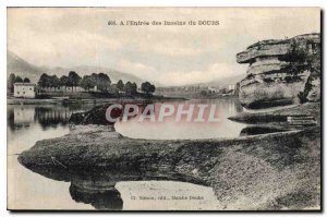 Old Postcard A L'Entree Basins of Doubs