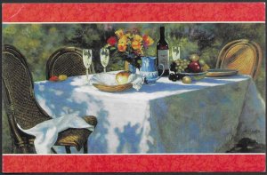 US Outdoor Dining drawing. Mint. Harlequin 1997. Nice.