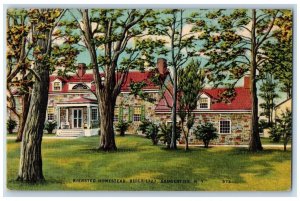 c1940 Kiersted Homestead House Saugerties New York NY Vintage Unposted Postcard