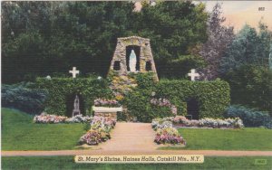 St Mary's Shrine Haines Falls Catskill Mts NY New York (Captioned Haines Halls)