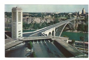 Singing Tower & Rainbow Bridge, Niagara Falls, Ontario, Vintage Chrome Postcard