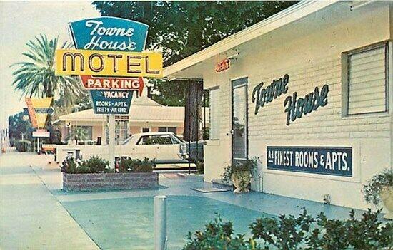 FL, Saint Petersburg,  Florida, Towne House Motel & Apartments, Tichnor K-19915